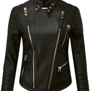 Stylish Women Leather Jacket