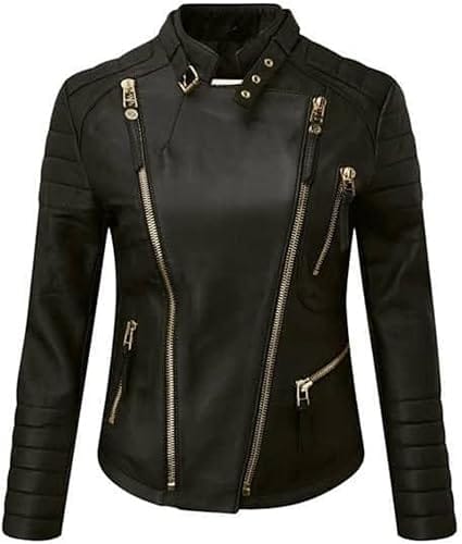 Stylish Women Leather Jacket