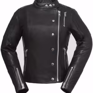 black leather jacket for womens