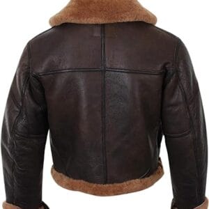leather jacket for men brown colour​
