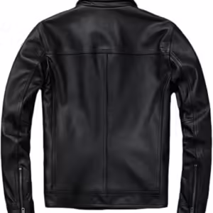 High-Quality Men’s Genuine Leather Jacket, designed to blend durability with a sophisticated, modern look.