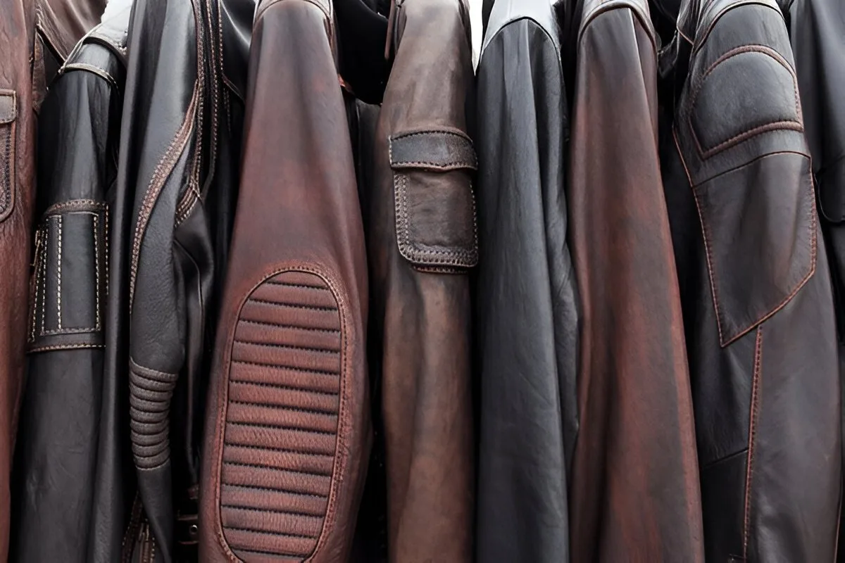 Styling leather jacket for men in 2025 with versatile outfit ideas, showing different cuts, colors, and modern fashion trends.